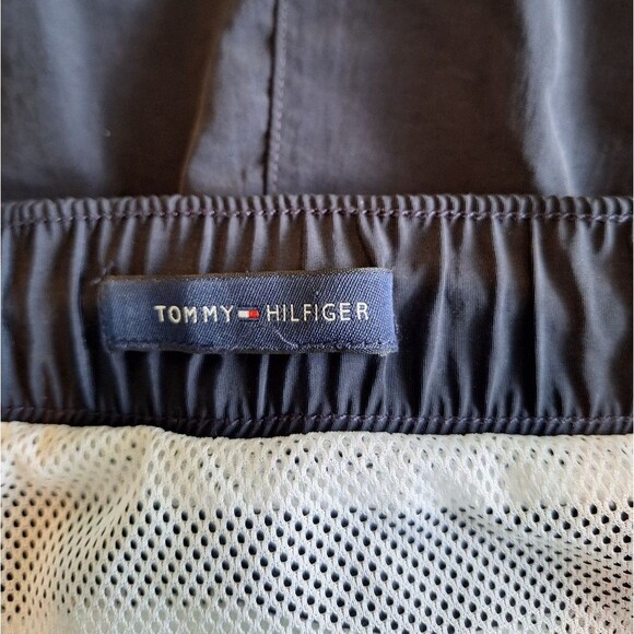 TOMMY HILFIGER 38" W x 21" Outseam RWB TIE SWIM SHORTS 10" INSEAM MESH LINED XXL - Picture 11 of 15